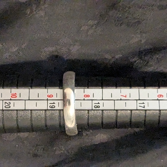 925 Solid Sterling Silver Rose Cut Faceted Genuine Rainbow Moonstone Size 8.5 - Picture 13 of 13